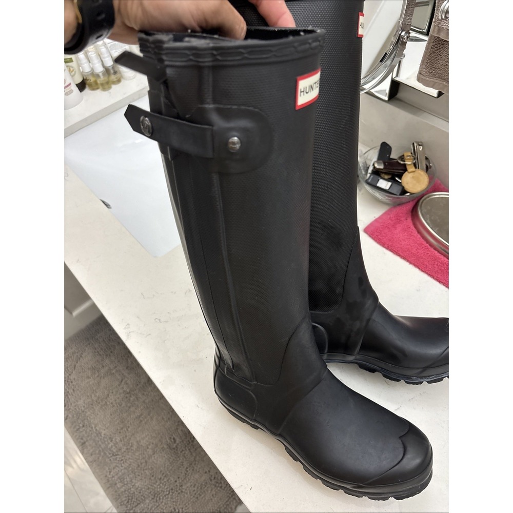 hunter rain boots size zip up Texture Size 6